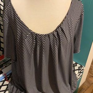 Cute gathered neckline top work or dress it up